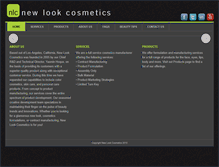 Tablet Screenshot of newlookcosmetics.com